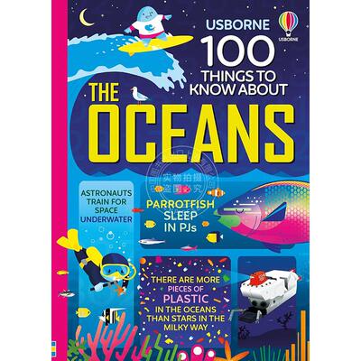 现货 海洋知识100条 儿童科普读物 Usborne出版社 英文原版 100 Things to Know About the Oceans 8+岁