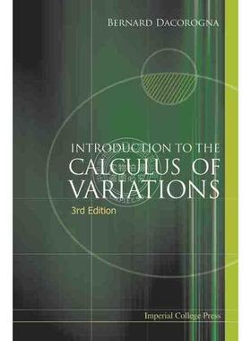 【预售 按需印刷】 变量积分概论（第三版）INTRODUCTION TO THE CALCULUS OF VARIATIONS (3RD EDITION)
