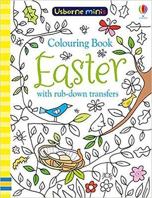 现货  涂色书 Colouring Book Easter with Rub Downs