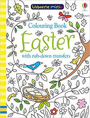 现货  涂色书 Colouring Book Easter with Rub Downs