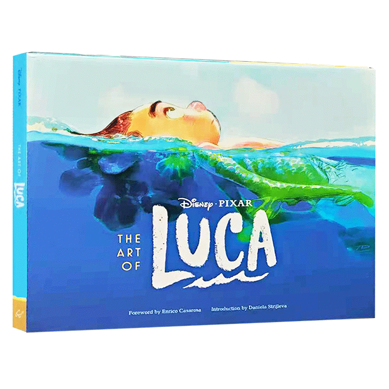 现货 夏日友晴天 夏日友情天 动画电影艺术设定集画册 英文原版 Art of Luca 迪士尼皮克斯 电影幕后设计制作 寻梦环游记团队