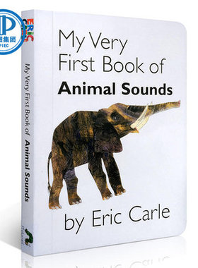 现货 我的第一本动物叫声英文原版My Very First Book of Animal Sounds1-3岁宝宝绘本纸板书
