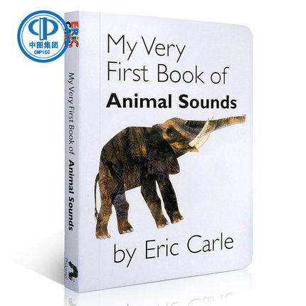现货 我的第一本动物叫声英文原版My Very First Book of Animal Sounds1-3岁宝宝绘本纸板书
