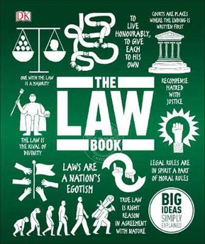 现货 英文原版 DK法学百科图解 The Law Book  Big Ideas Simply Explained DK人类的思想百科丛书 全彩精装 DK百科