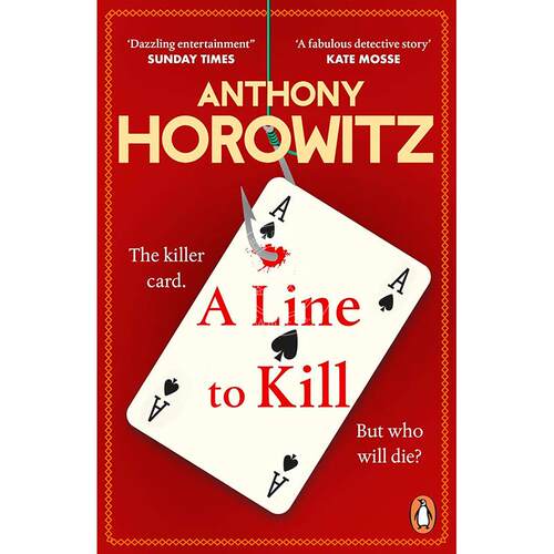 现货 一行杀人的台词 安东尼·霍洛维茨 Anthony Horowitz 推理小说 英文原版 A Line to Kill