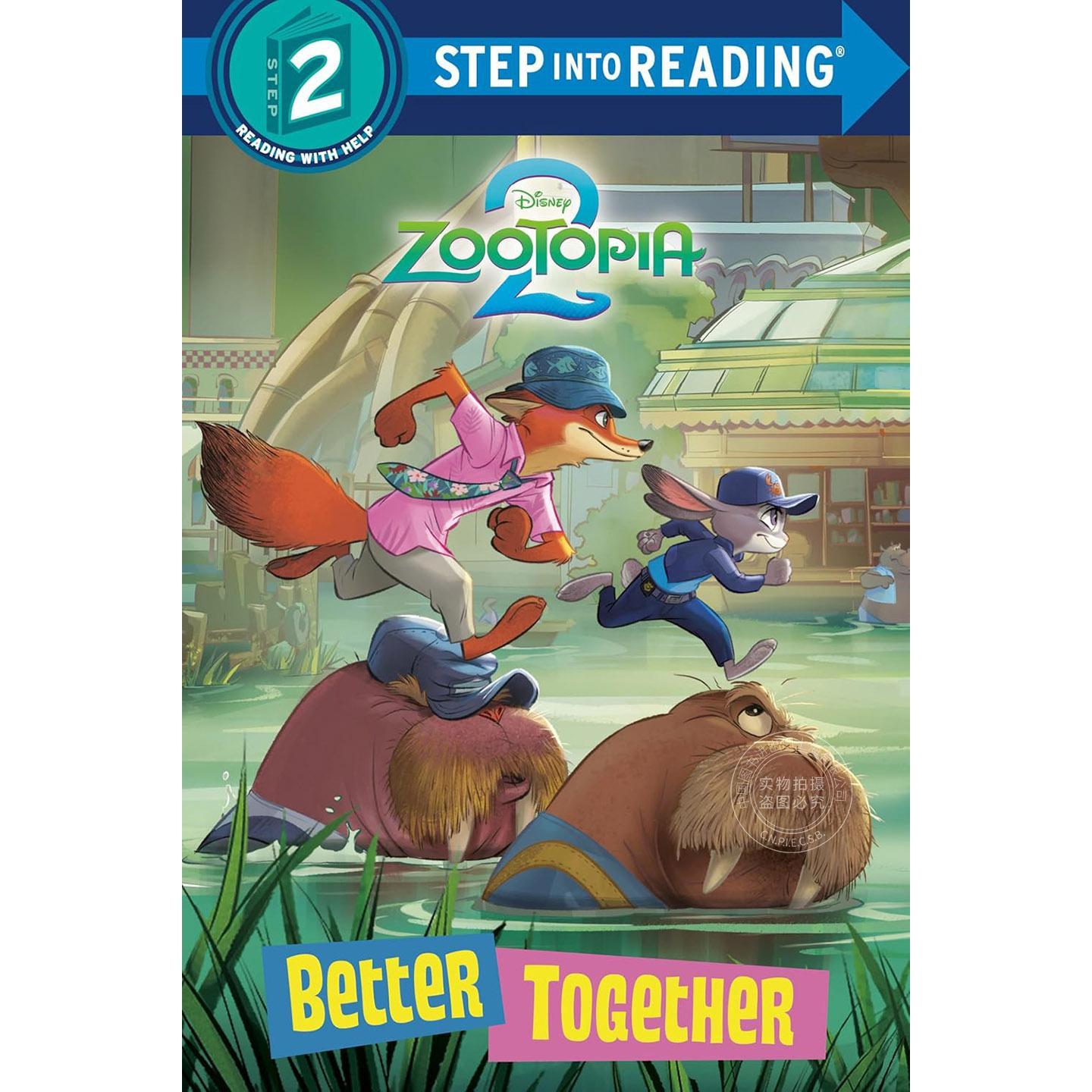 同心更美好迪士尼疯狂动物城2 动画电影周边书 儿童阶梯读物 英文原版 Better Together Disney Zootopia 2 4-6岁