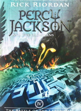 波西·杰克逊与迷宫之战 Rick Riordan 波西杰克逊系列小说第四部 英文原版 The Battle of the Labyrinth