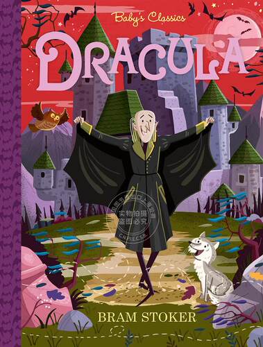 德古拉 英文原版 Dracula 纸板书 儿童启蒙英语学习