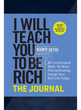 现货 我教你如何致富 实践版 Ramit Sethi 从0开始打造财务自由的致富系统 英文原版 I Will Teach You to Be Rich The Journal