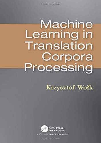 预售 按需印刷 Machine Learning in Translation Corpora Processing