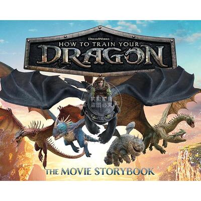 现货 梦工厂的驯龙高手：电影故事书 青少年读物 英文原版 DreamWorks' How To Train Your Dragon: The Movie Storybook