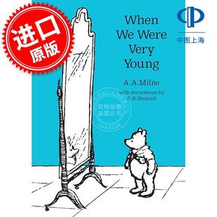 Young 9岁 A.A.Milne Were When 小熊维尼作者米尔恩诗集 英文原版 当我们还很小 Very 时候