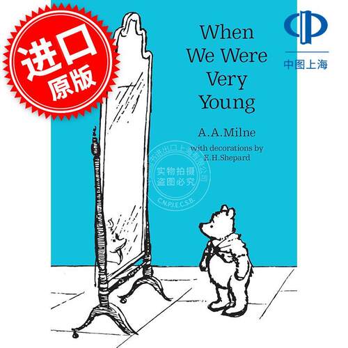 当我们还很小的时候 小熊维尼作者米尔恩诗集 A.A.Milne 英文原版 When We Were Very Young 5-9岁