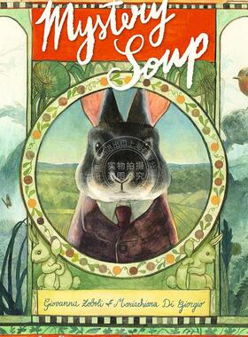 兔子先生的汤 午夜游乐园插画师新作 儿童绘本故事书 英文原版 Mr Lepron’s Mystery Soup 3-8岁