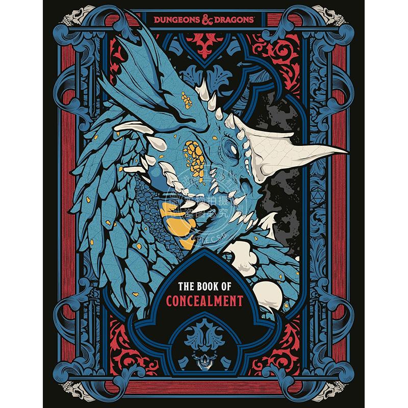 现货 隐藏之书 龙与地下城周边笔记本方格本 英文原版 The Book of Concealment (Dungeons & Dragons): A Game Screen and Journa