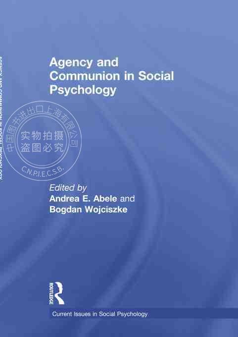 【预售 按需印刷】 Agency and Communion in Social Psychology