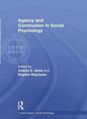 【预售 按需印刷】 Agency and Communion in Social Psychology