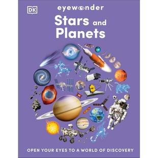 星球与行星:睁开双眼探索未知世界 Eyewonder系列 DK出版社 儿童科普读物 英文原版 Eyewonder Stars and Planets 5-9岁