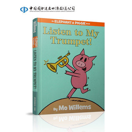现货 Elephant & Piggie Books: Listen to My Trumpet! 小象小猪系列：听我吹小号 [精装] 儿童绘本 亲子互动学习,书籍/杂志/报纸,儿童读物原版书,淘宝优惠券,粉丝福利购,淘宝优惠卷