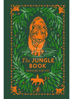 现货 丛林之书 拉迪亚德·吉卜林 Rudyard Kipling 海雀布纹经典系列Puffin Clothbound Classics儿童文学 英文原版 The Jungle Bo