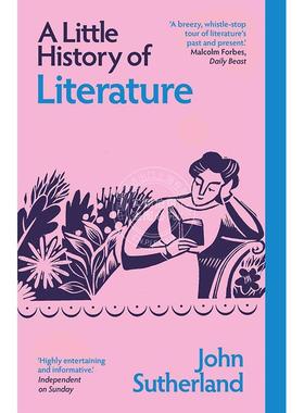 文学的40堂课 耶鲁小史系列 世界文学简史 英文原版 A Little History of Literature 耶鲁大学出版社 John Sutherland