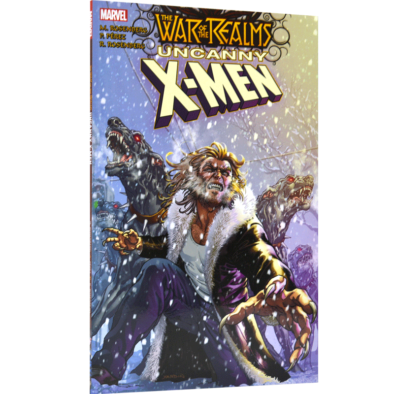 现货 诸界之战 英文原版 War of the Realms: Uncanny X-Men 漫威大事件 黑暗精灵马勒基思 非凡X战警 金刚狼