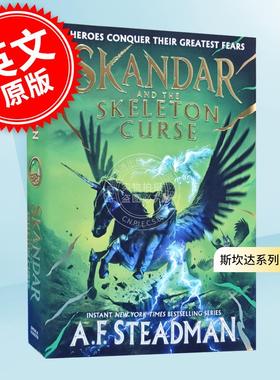 现货 斯坎达系列第四部 斯坎达和骷髅诅咒 青少年读物奇幻小说 英文原版 Skandar and the Skeleton Curse 8-12岁