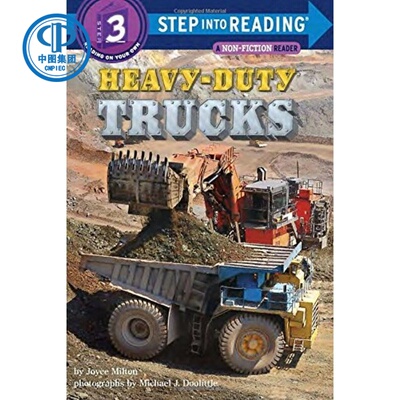 现货 【英文原版】Heavy-Duty Trucks(Step into Reading, Step 3)