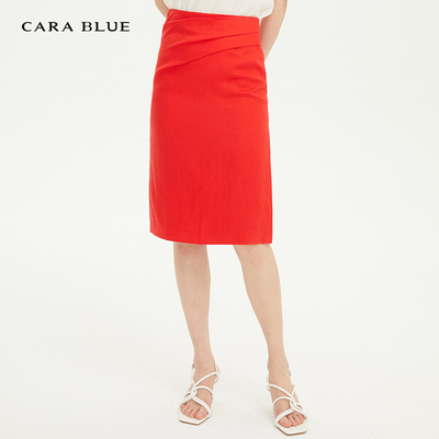 cara blue 喀啦 女半裙  简约气质通勤KB201MWS0074