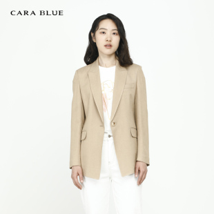 喀啦CARABLUE 气质百搭通勤简约显瘦上衣KB231MWJ0101