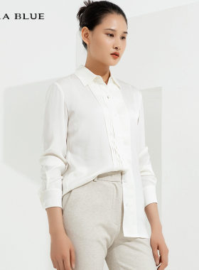 cara blue 喀啦 女上衣衬衫 时尚通勤简约休闲百搭KB223MWB0108