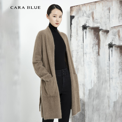 喀啦CARABLUE 气质百搭舒适通勤针织开衫 KB233PKC0007