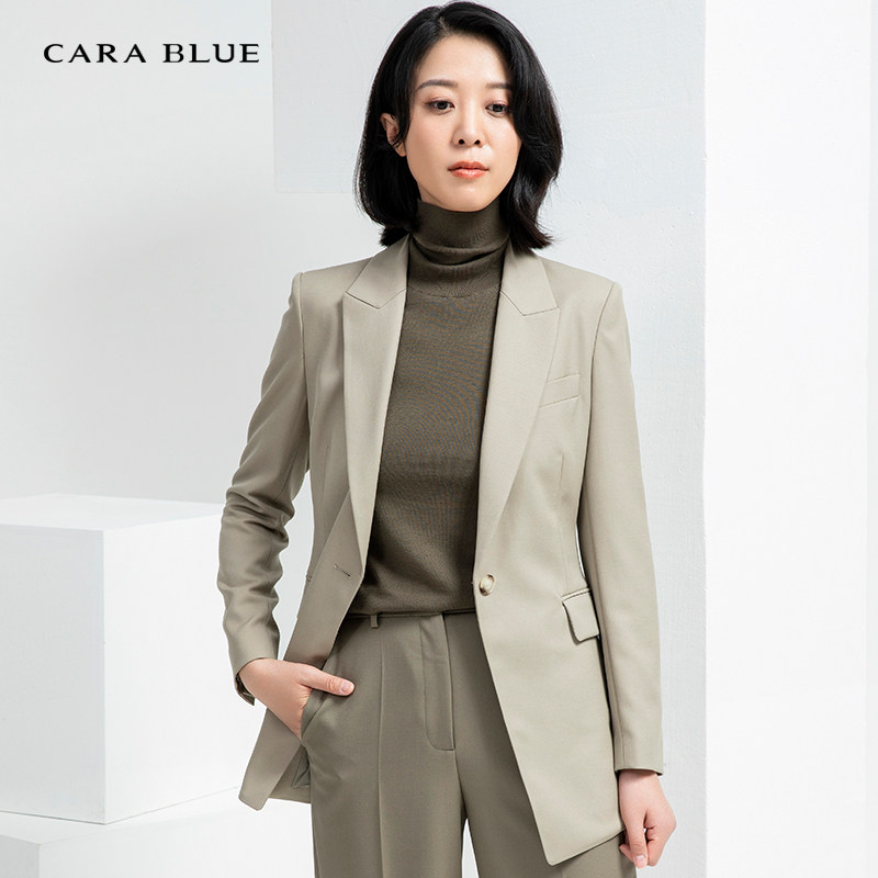 喀啦CARABLUE时尚通勤女西服上衣