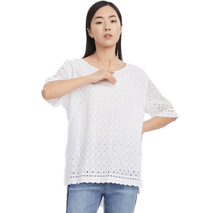 CARABLUE正品气质休闲甜美百搭女款上衣KB191MWB0044