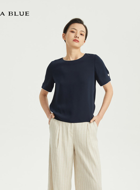 cara blue 喀啦 女上衣 正品简约设计通勤KC211MWB0037