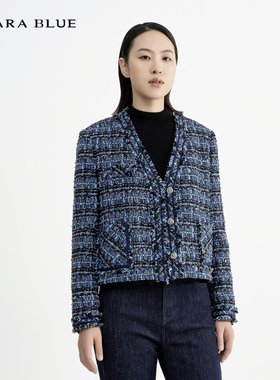 喀啦CARABLUE 气质百搭通勤修身女上衣 KB233MWJ0009