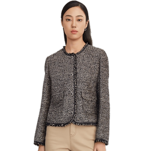 cara blue 喀啦 小香风女上衣 女装时尚优雅KC223MWJ0126