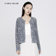 喀啦CARABLUE 气质百搭通勤简约修身 小香风上衣KB231MKC0017