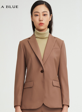 cara blue 喀啦 西装上衣 气质通勤显瘦百搭KC223MWJ0003
