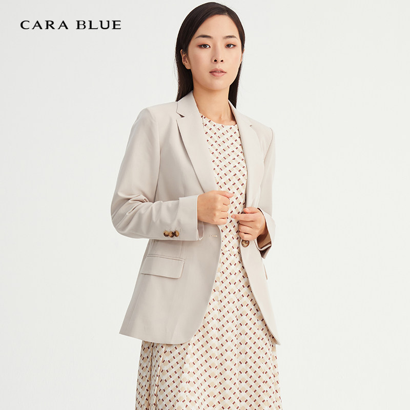 喀啦CARABLUE正品女装纯色简约