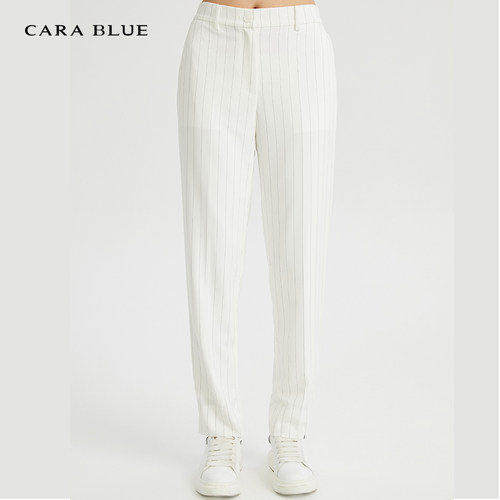 cara blue 喀啦 女裤 气质百搭条纹KC221MWP0009