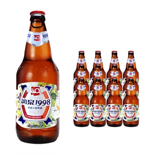 啤酒1998铂金小度黄啤熟啤啤酒铂金小度