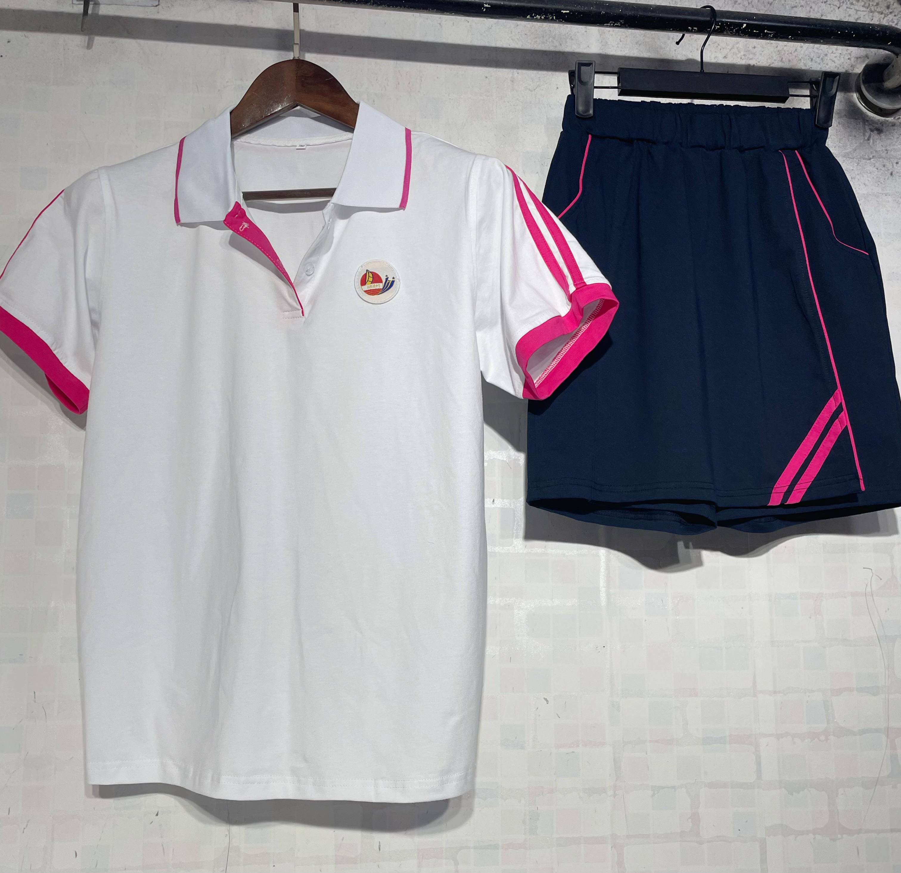 高桥镇小学校服夏季校服一件起订支持来图定制印图印字