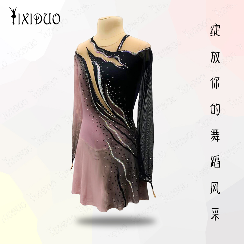 花样滑冰考斯滕可换颜色可定制009款滑冰服