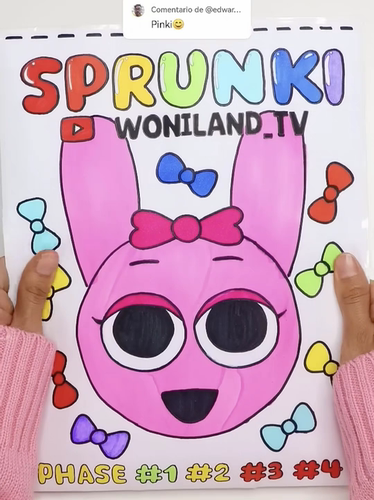 自制节奏sprunki平基玩偶换装盲袋女孩换装玩具手工diy材料包