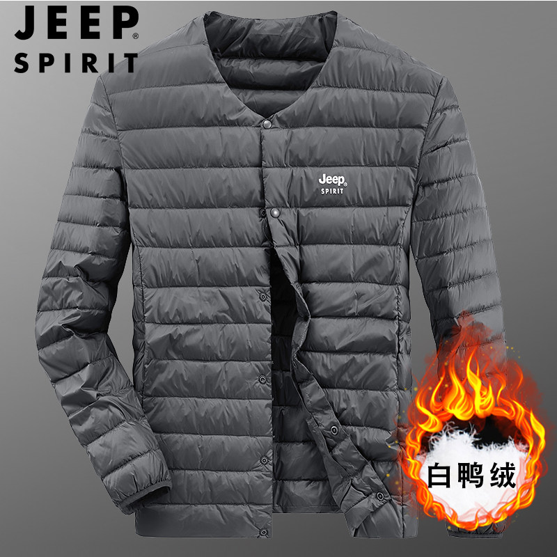 JEEP吉普轻薄羽绒服男2025新款