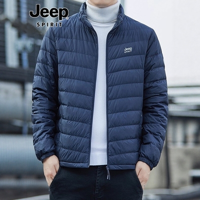 JEEPSPIRIT轻薄羽绒服男士冬季