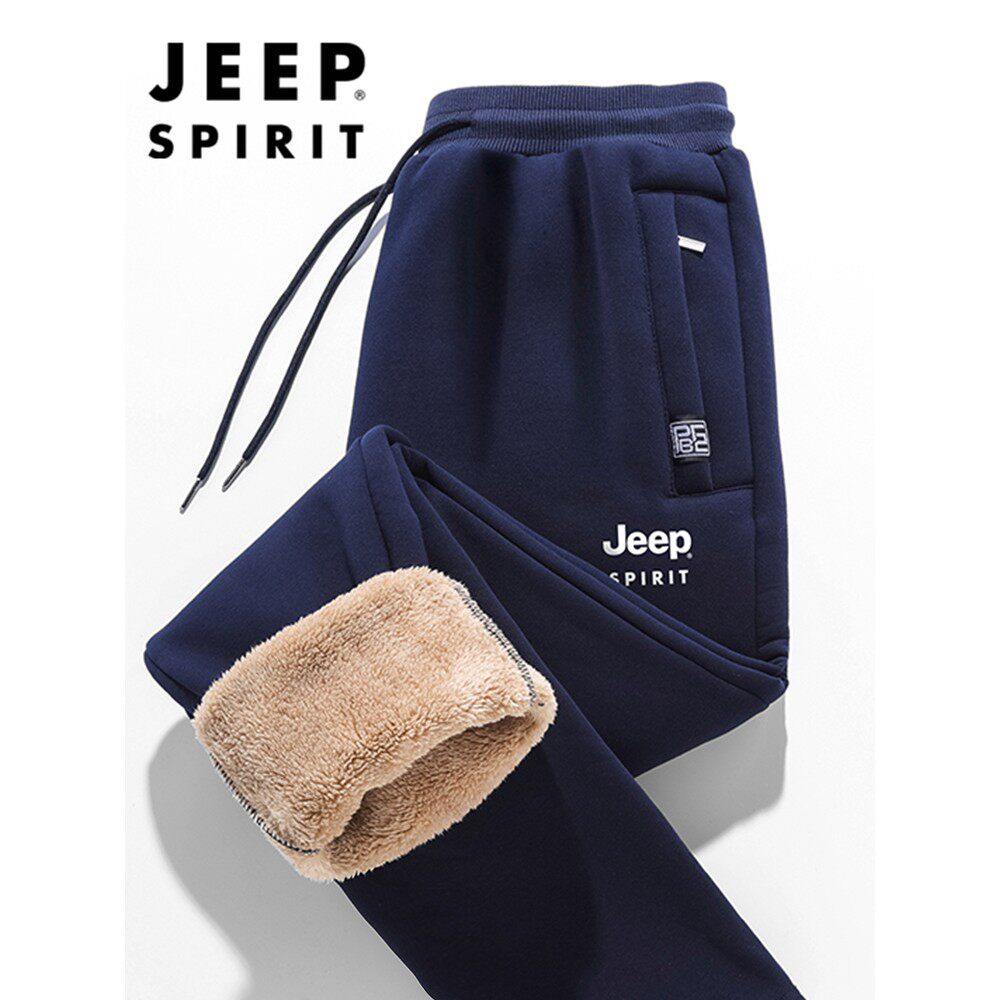 中老年羊羔绒运动裤男冬季棉裤中年爸爸加绒加厚男裤纯棉休闲裤子