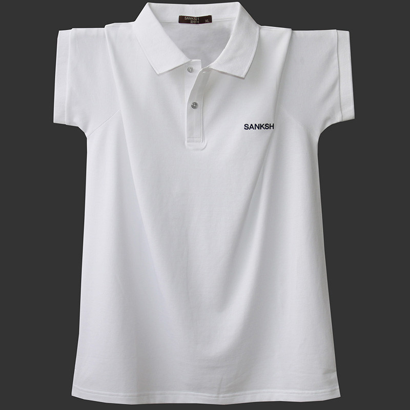 2020大碼新款男士純棉短袖T恤衫男寬松繡標翻領polo衫潮男裝 潮男在類目 男裝, T恤中 - 來自Buy2taobao.com提供專業的淘寶代購服務