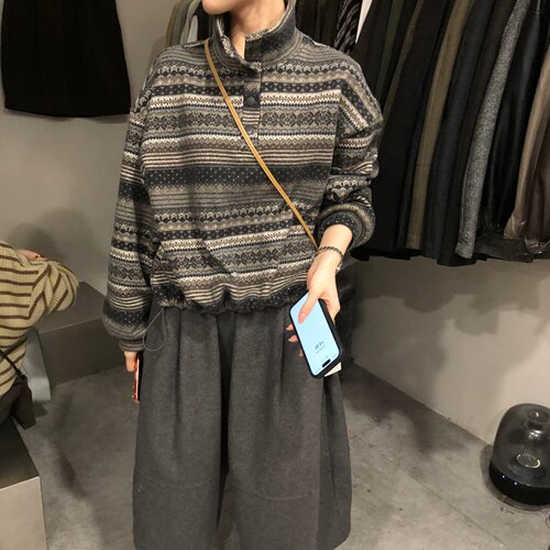 混色立领卫衣女2026秋季新款韩版宽松休闲复古套头衫上衣MG26090